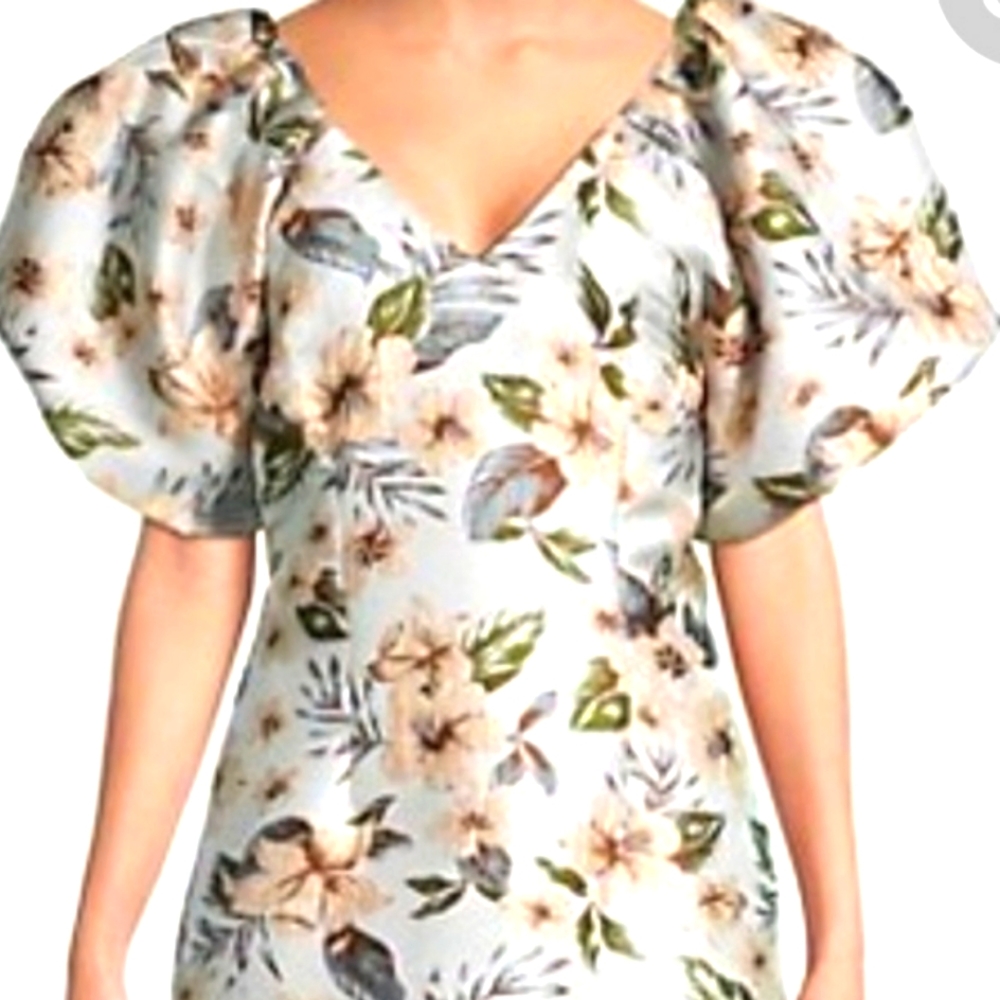 Avantlook Balloon sleeve mini dress